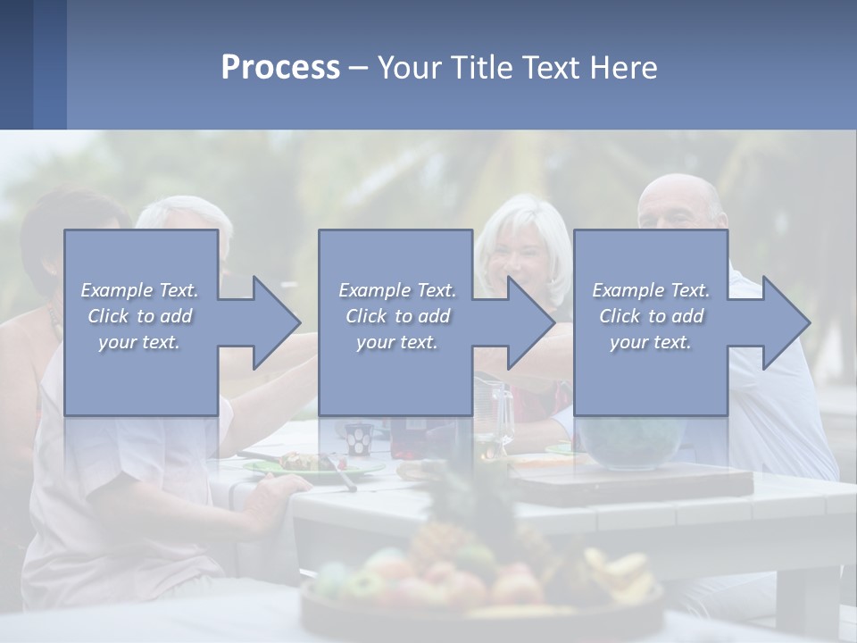 Happy Elderly Recreation PowerPoint Template