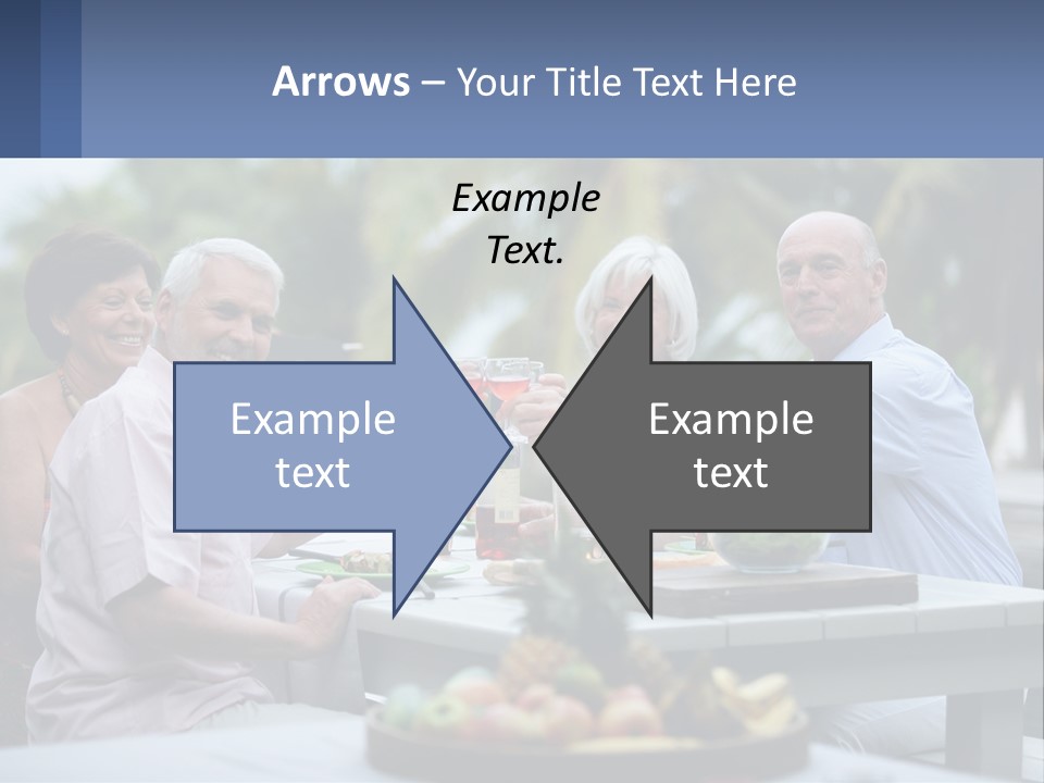 Happy Elderly Recreation PowerPoint Template