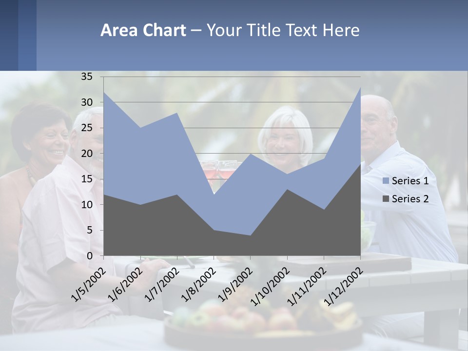 Happy Elderly Recreation PowerPoint Template
