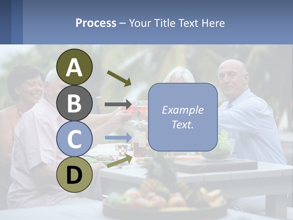 Happy Elderly Recreation PowerPoint Template