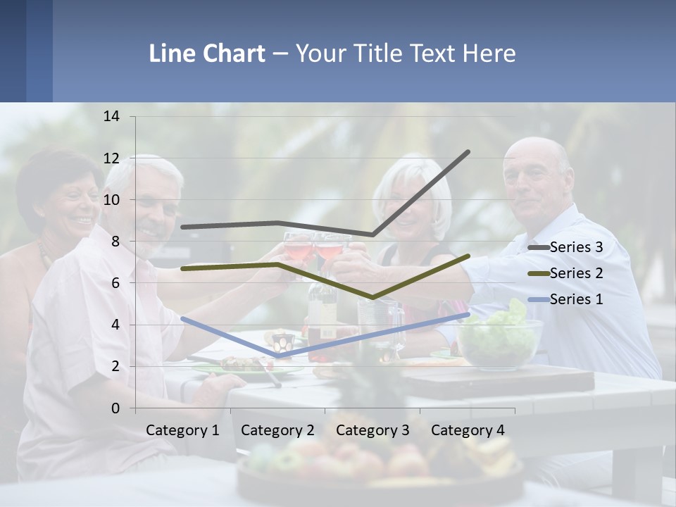 Happy Elderly Recreation PowerPoint Template