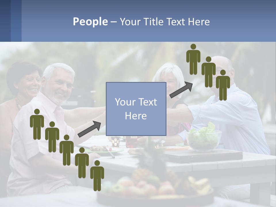 Happy Elderly Recreation PowerPoint Template