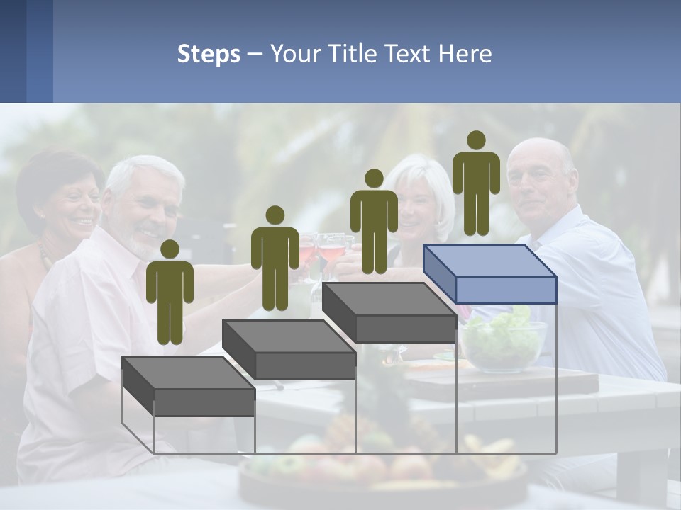 Happy Elderly Recreation PowerPoint Template