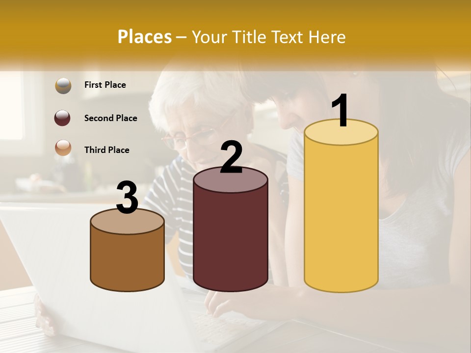 Laptop Domestic Wifi PowerPoint Template