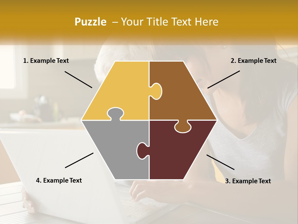 Laptop Domestic Wifi PowerPoint Template