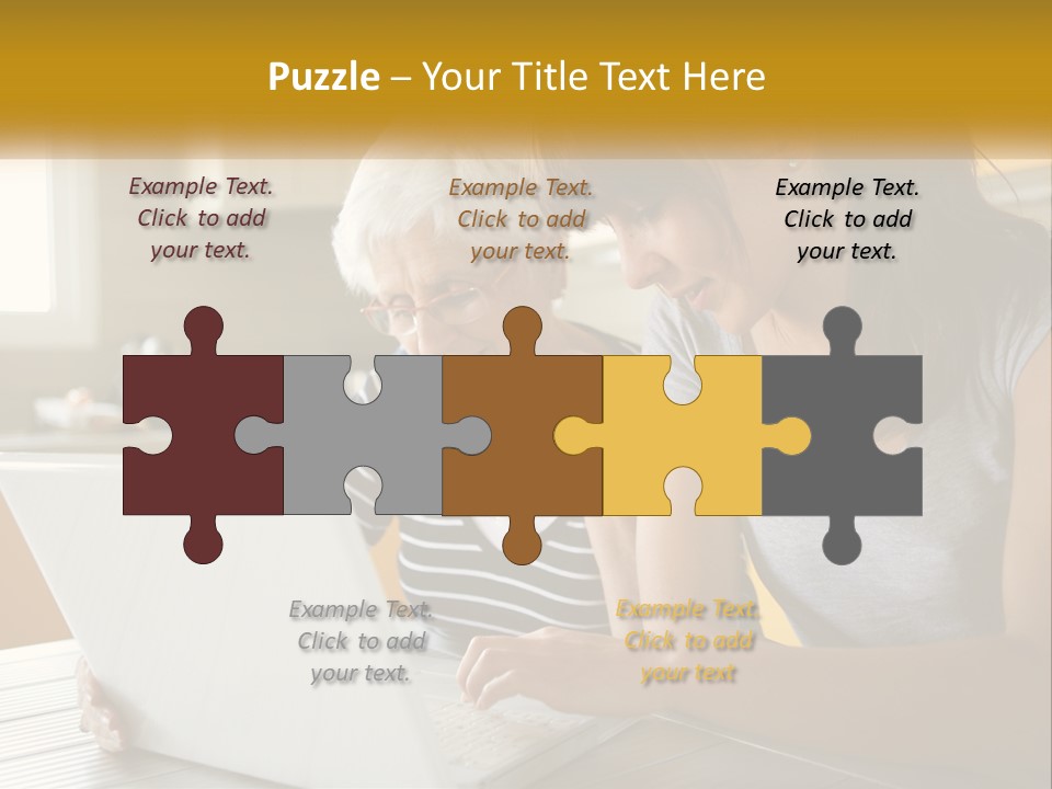 Laptop Domestic Wifi PowerPoint Template