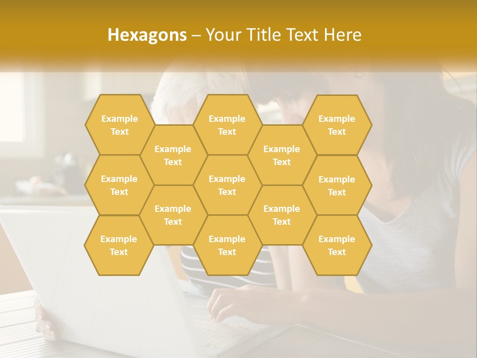 Laptop Domestic Wifi PowerPoint Template