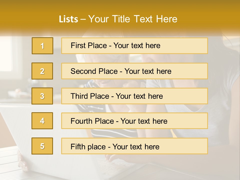 Laptop Domestic Wifi PowerPoint Template