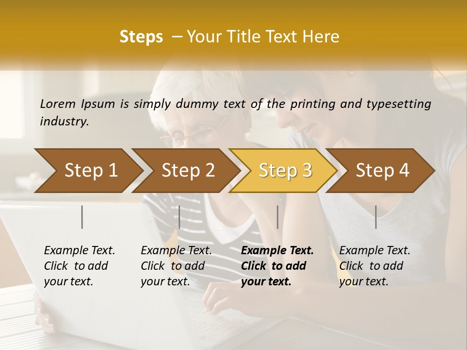 Laptop Domestic Wifi PowerPoint Template