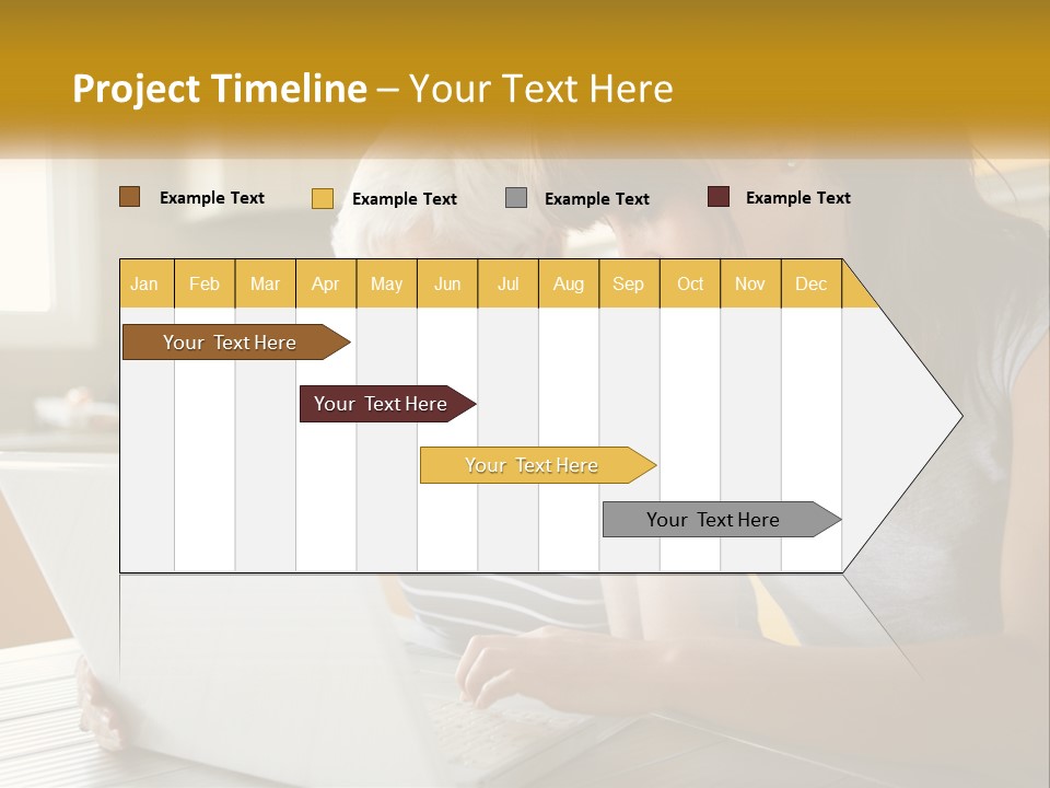 Laptop Domestic Wifi PowerPoint Template