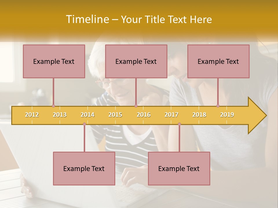 Laptop Domestic Wifi PowerPoint Template