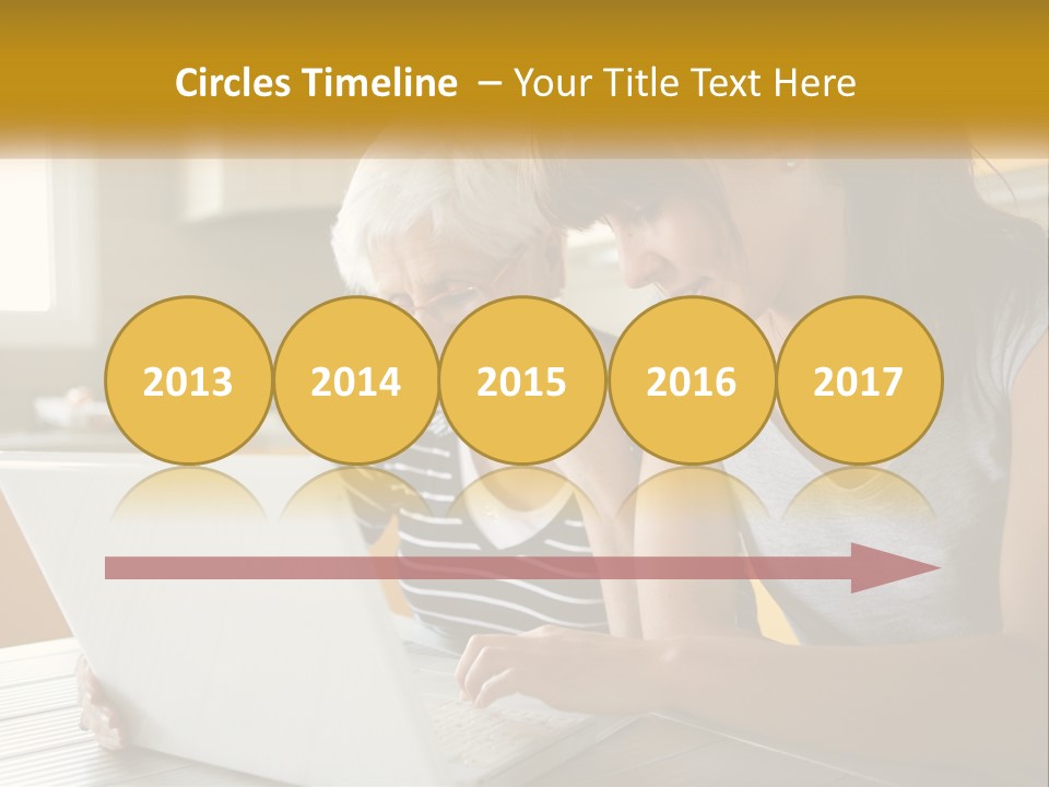 Laptop Domestic Wifi PowerPoint Template