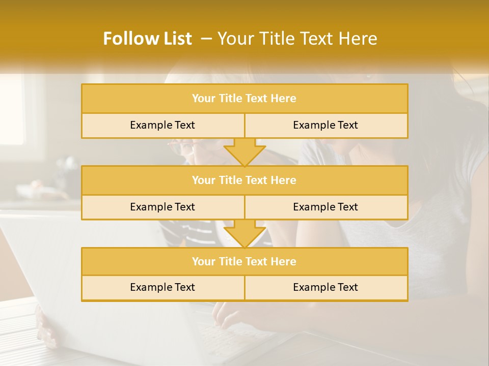 Laptop Domestic Wifi PowerPoint Template