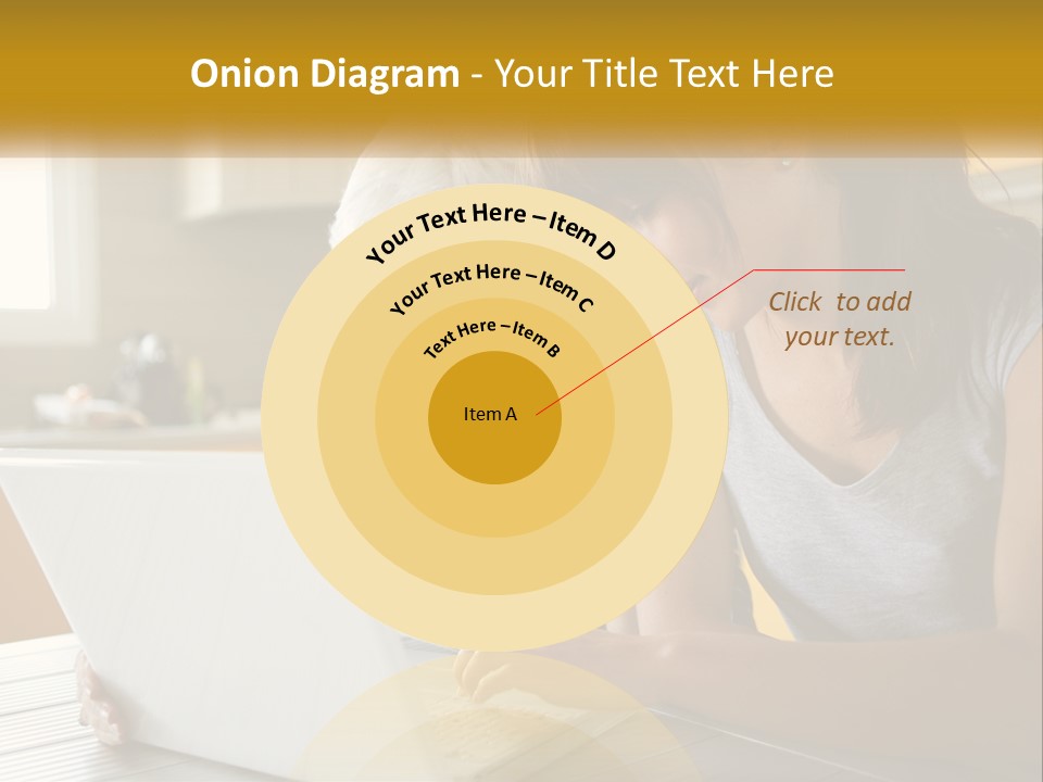 Laptop Domestic Wifi PowerPoint Template