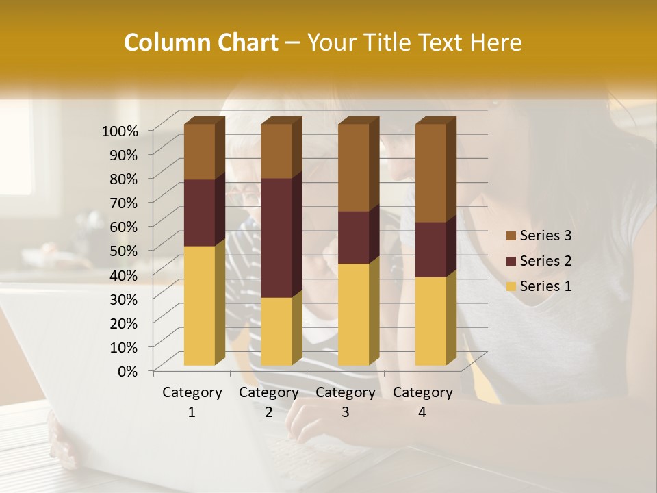 Laptop Domestic Wifi PowerPoint Template
