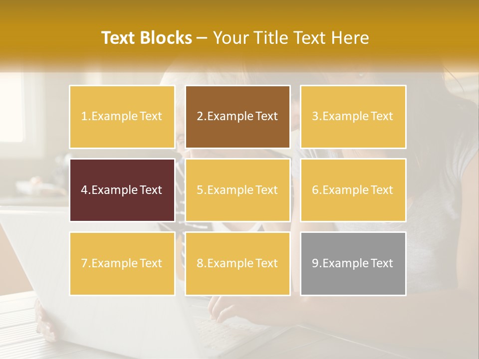Laptop Domestic Wifi PowerPoint Template