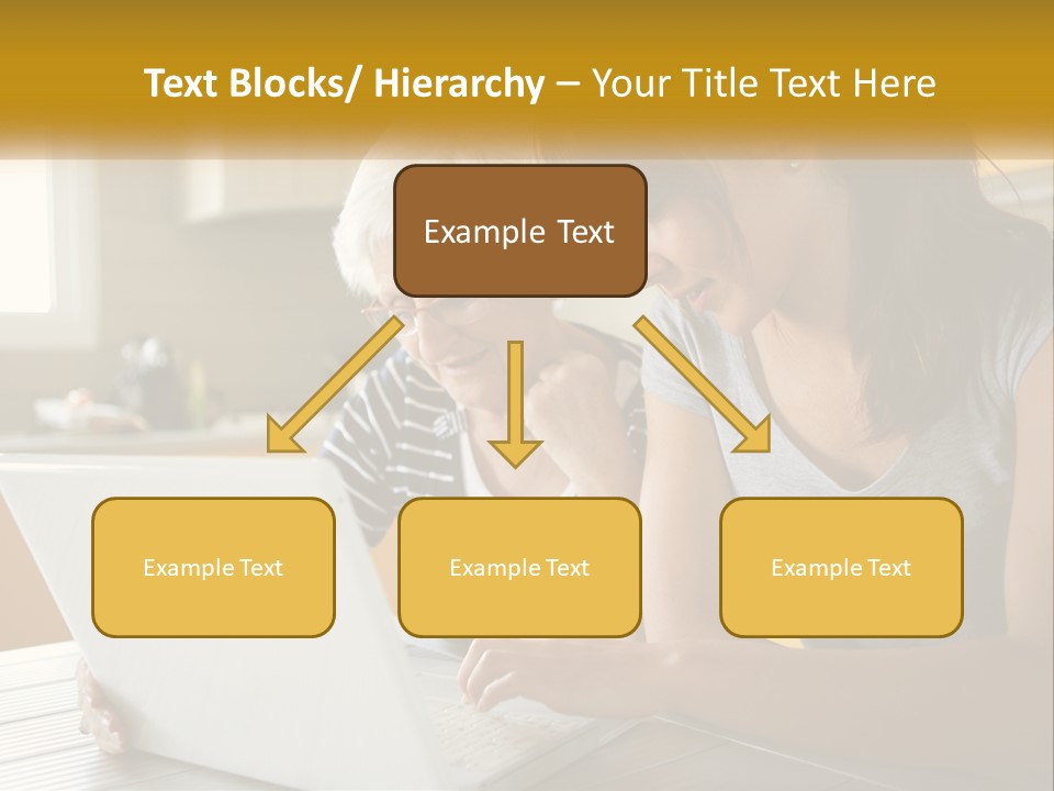 Laptop Domestic Wifi PowerPoint Template