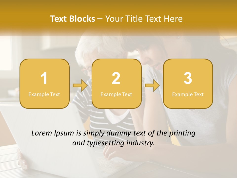 Laptop Domestic Wifi PowerPoint Template