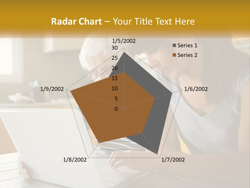 Laptop Domestic Wifi PowerPoint Template