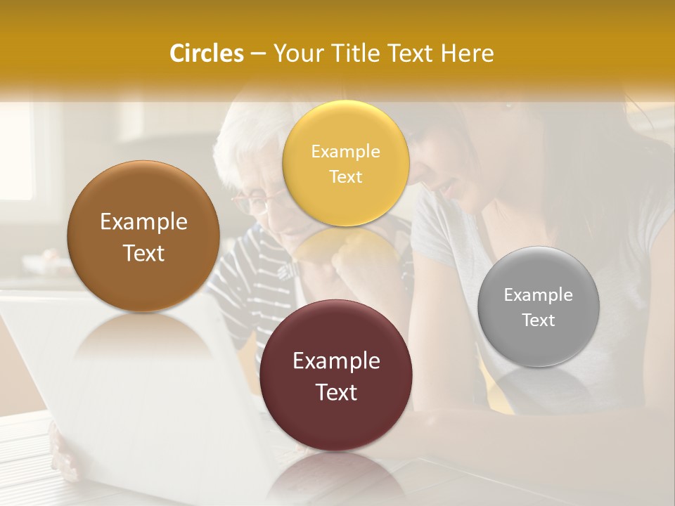 Laptop Domestic Wifi PowerPoint Template