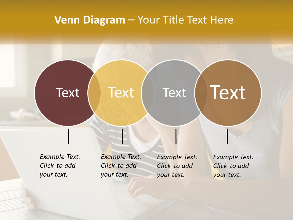 Laptop Domestic Wifi PowerPoint Template