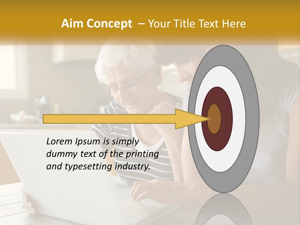 Laptop Domestic Wifi PowerPoint Template