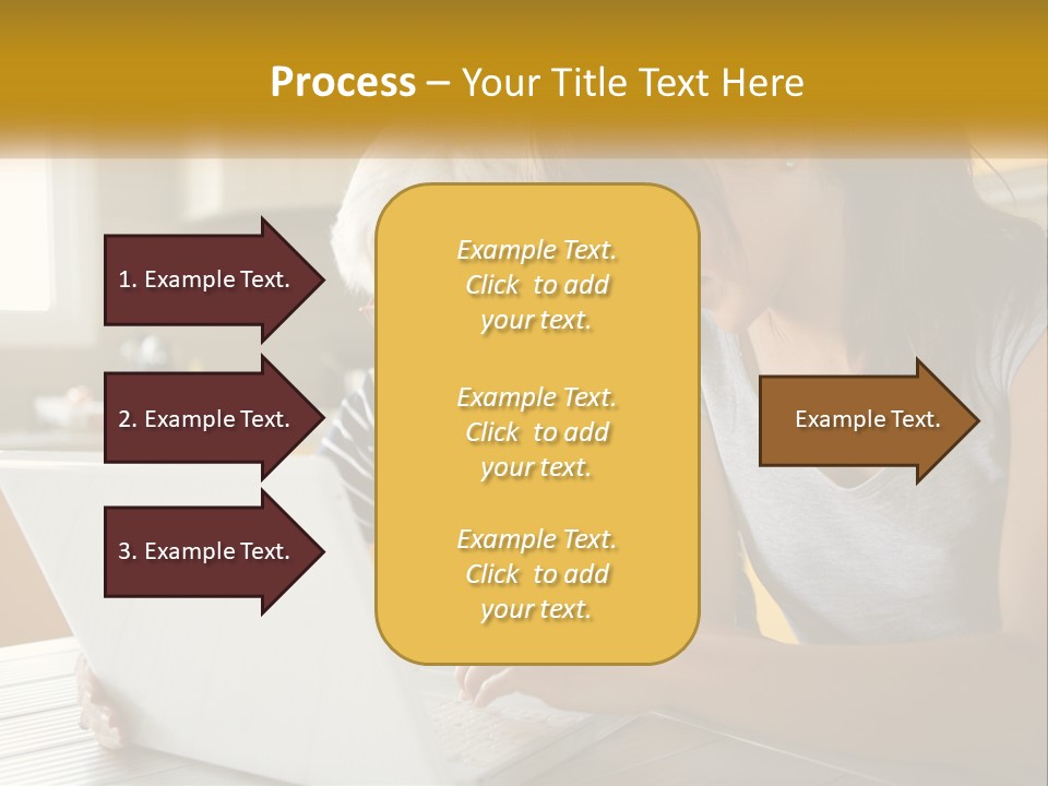 Laptop Domestic Wifi PowerPoint Template