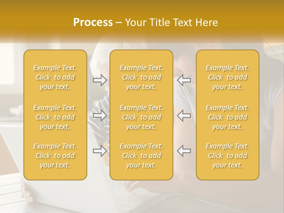 Laptop Domestic Wifi PowerPoint Template
