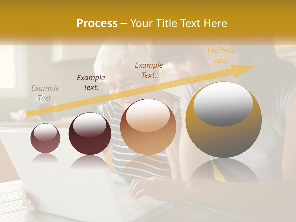 Laptop Domestic Wifi PowerPoint Template