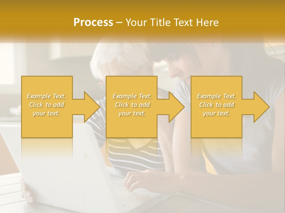 Laptop Domestic Wifi PowerPoint Template