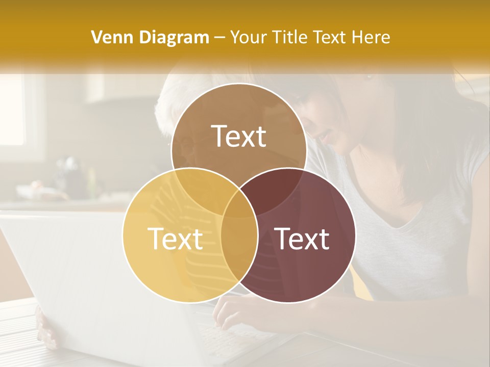 Laptop Domestic Wifi PowerPoint Template