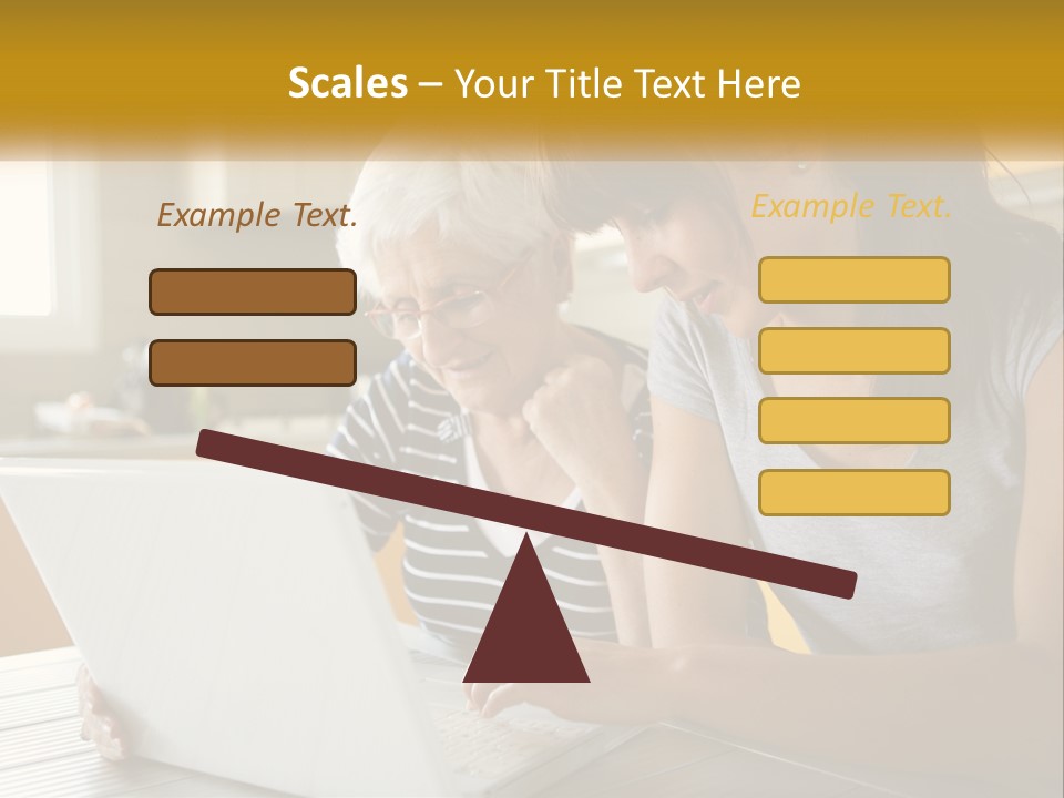 Laptop Domestic Wifi PowerPoint Template