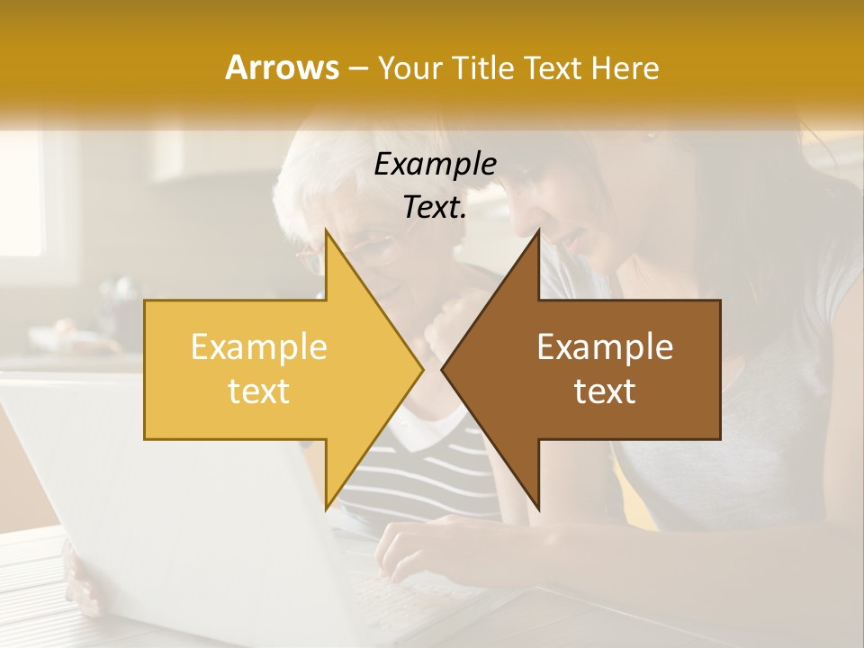 Laptop Domestic Wifi PowerPoint Template