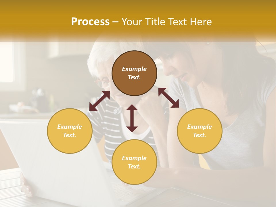Laptop Domestic Wifi PowerPoint Template