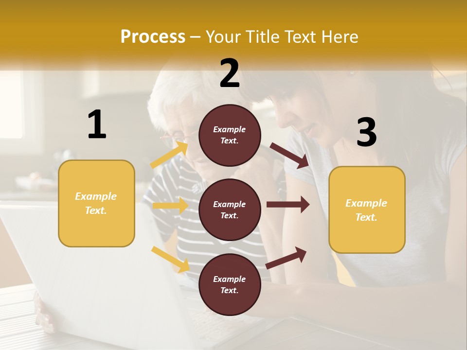 Laptop Domestic Wifi PowerPoint Template