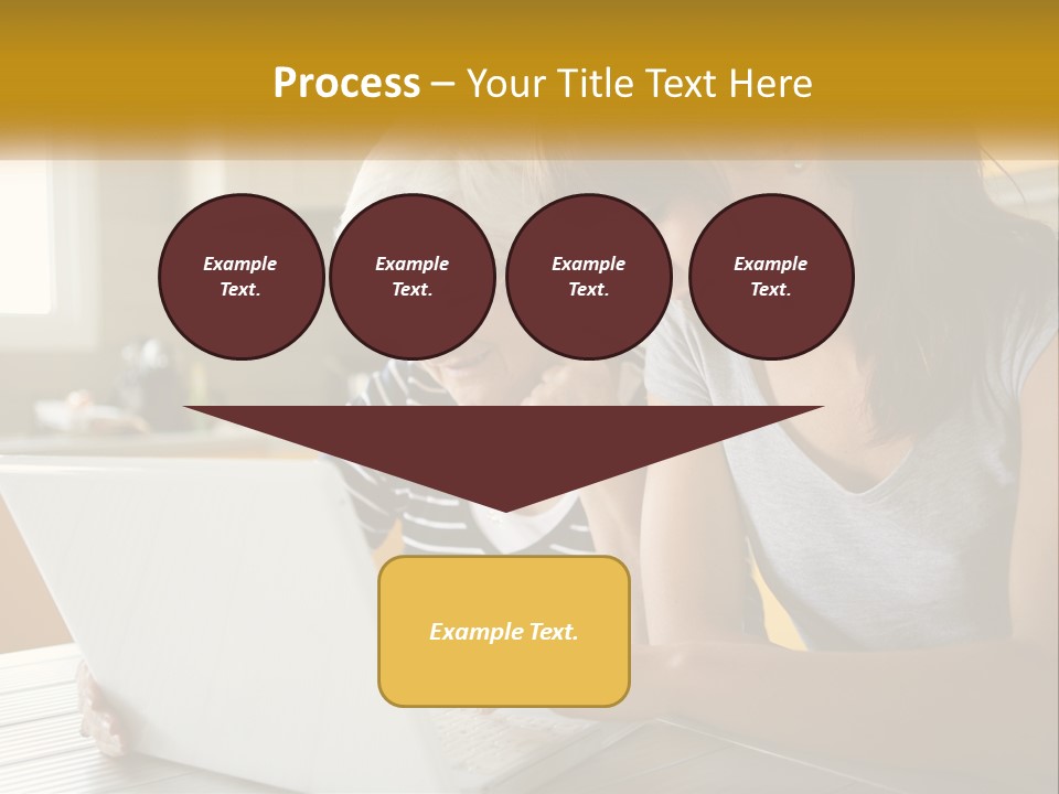 Laptop Domestic Wifi PowerPoint Template