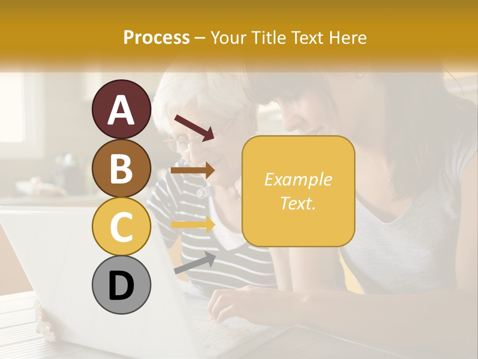 Laptop Domestic Wifi PowerPoint Template
