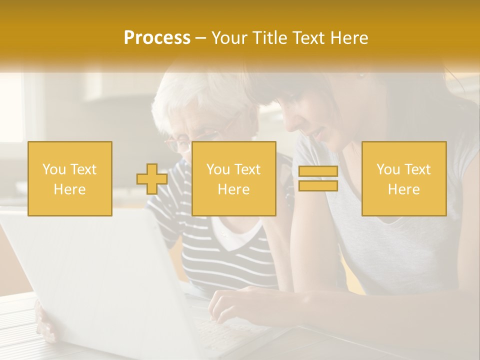 Laptop Domestic Wifi PowerPoint Template