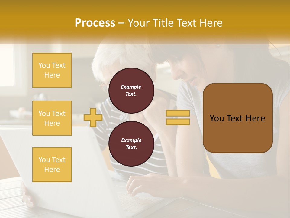 Laptop Domestic Wifi PowerPoint Template
