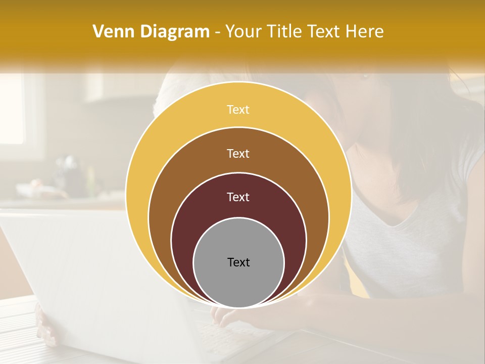 Laptop Domestic Wifi PowerPoint Template