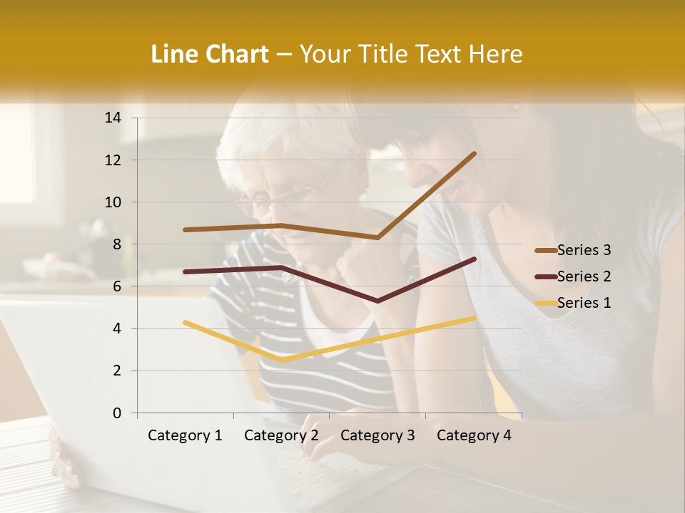 Laptop Domestic Wifi PowerPoint Template