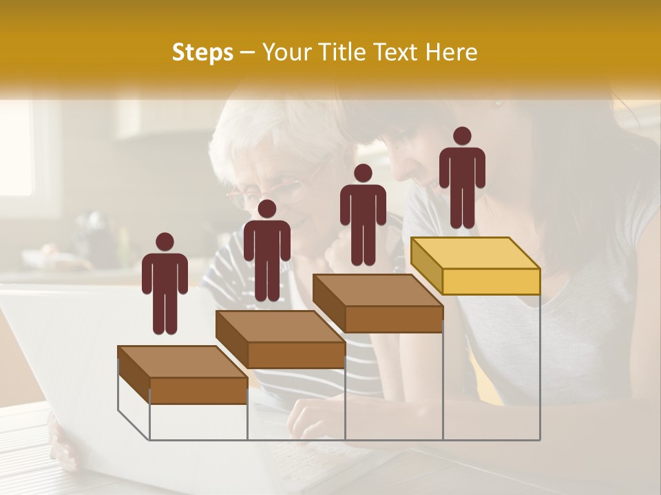 Laptop Domestic Wifi PowerPoint Template