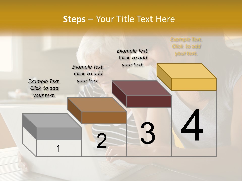 Laptop Domestic Wifi PowerPoint Template