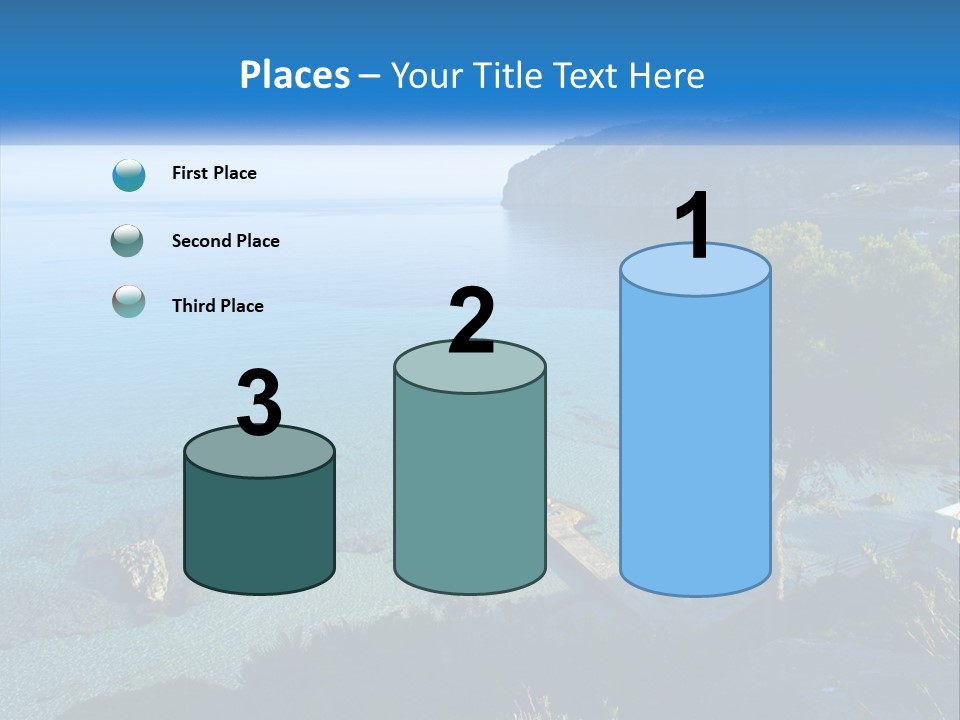 Summer Tranquil Mar PowerPoint Template