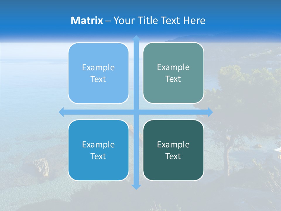 Summer Tranquil Mar PowerPoint Template