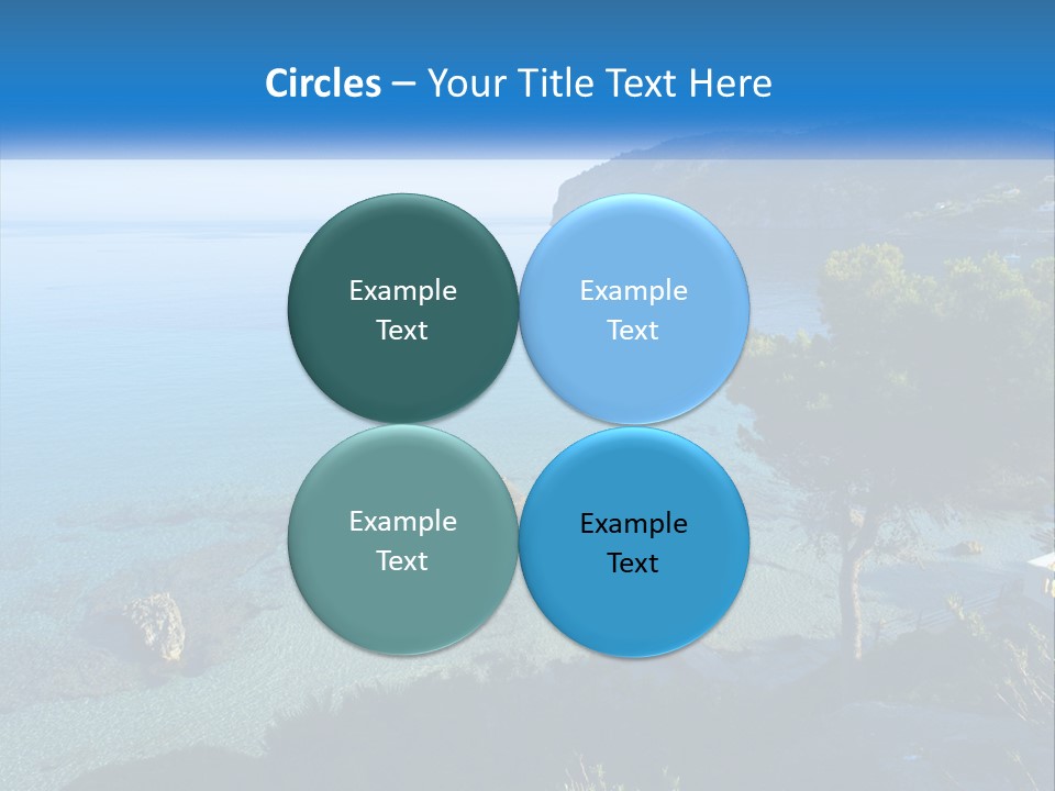 Summer Tranquil Mar PowerPoint Template