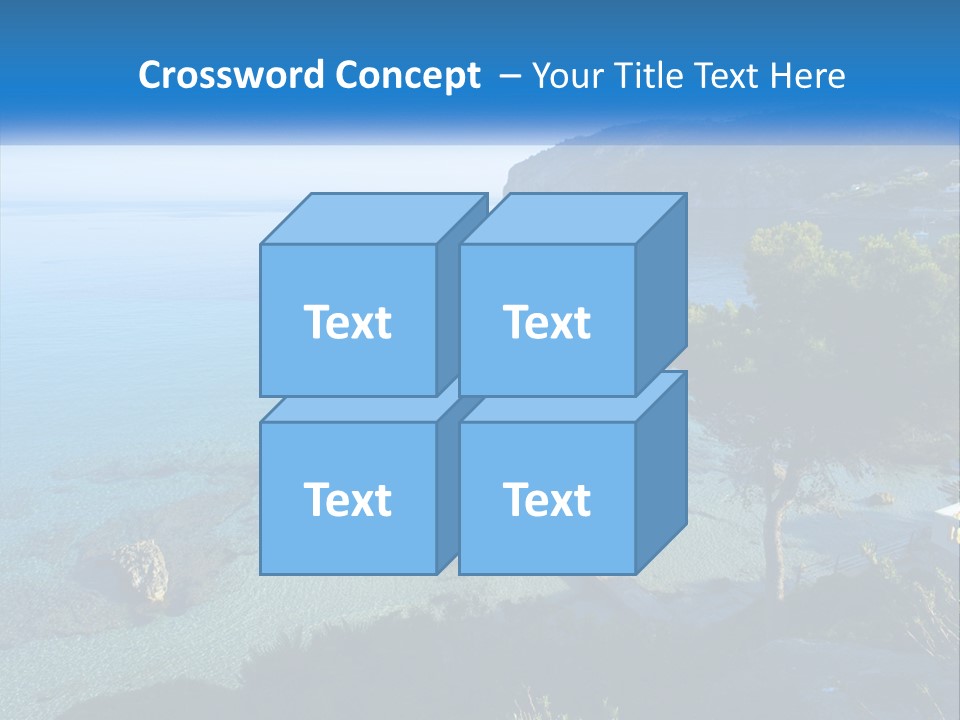 Summer Tranquil Mar PowerPoint Template
