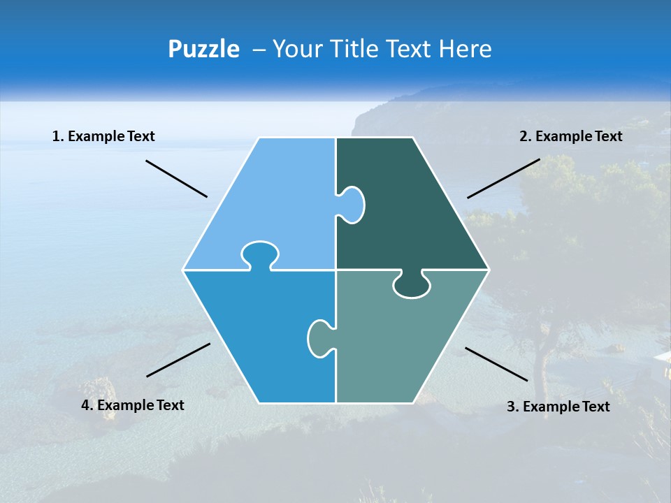 Summer Tranquil Mar PowerPoint Template