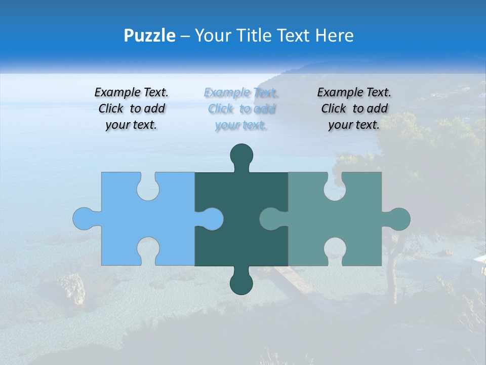 Summer Tranquil Mar PowerPoint Template