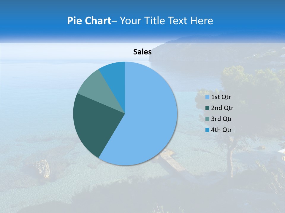 Summer Tranquil Mar PowerPoint Template